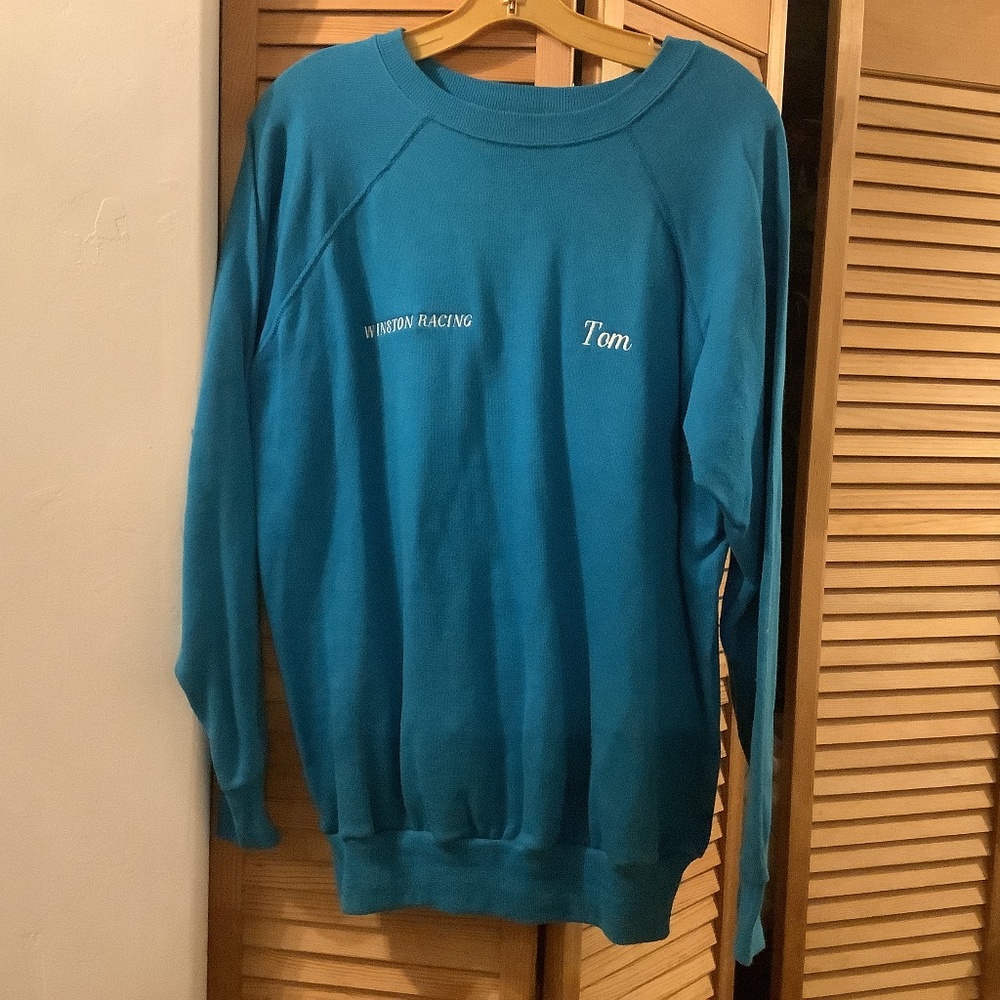 NHRA Winston drag racing sweater, XL, long sleve